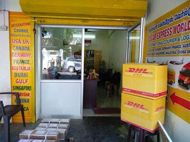 Free Door Pickup DHL International Courier Coimbatore